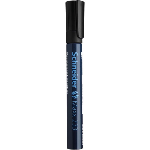 Marqueur permanent Aluminium Maxx 233 Pte Biseau 1-5 mm Noir SCHNEIDER
