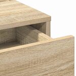 vidaXL Coiffeuse Chêne Sonoma 50 x 41 x 140 cm Bois d'ingénierie