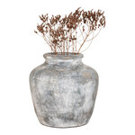 Vase de décoration gris clair antique Ø 30 x 30 cm