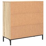 vidaXL Buffet Chêne sonoma 79 5 x 33 x 82 cm Bois d'ingénierie