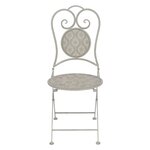 vidaXL Mobilier de bistro 3 Pièces Acier Gris