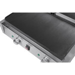 Grill panini professionnel lisse double - 2 9 kw - buffalo -  - inox 550x395x210mm