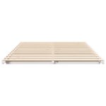 vidaXL Cadre de lit surélevé Blanc 160 x 220 cm Bois massif en pin