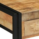 vidaXL Table console Marron 120 x 33 x 75 cm bois de manguier massif