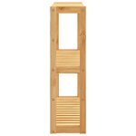 vidaXL Étagère de salle de bain à 3 niveaux murale 60x15x54 cm bambou