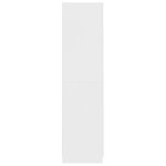 vidaXL Garde-robe Blanc 90x52x200 cm Bois d’ingénierie