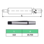 vidaXL Mandrin de perçage MT2-B16 avec plage de serrage de 13 mm