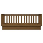 vidaXL Lit de jour Marron miel 90x190 cm Bois de pin massif