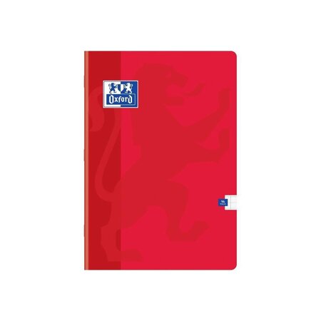 OXFORD Cahiers Color Life A4 Seyes - Rouge