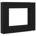 vidaXL Ensemble de meuble TV 8 Pièces Chêne noir 190.5 x 28.5 x 151 cm