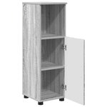 vidaXL Ensemble de mobilier de salle de bain 3 Pièces Sonoma gris