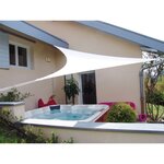 Voile d'ombrage triangle 4x4x4m
