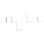 vidaXL Étagère murale blanc 104 5x10x43 cm bois d'ingénierie