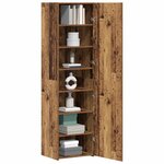 vidaXL Haut Armoire 2 Pièces Bois ancien 50 x 42 5 x 185 cm
