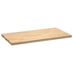 vidaXL Plan de travail de cuisine bois de chêne massif rectangulaire