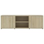 vidaXL Meuble TV Chêne sonoma 120x34x37 cm Bois d’ingénierie