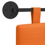 vidaXL Tête de lit suspendue Tissu en velours côtelé