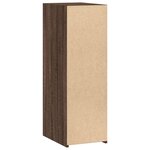 vidaXL Buffet chêne marron 30x41x93 cm bois d'ingénierie
