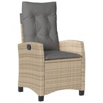 vidaXL Ensemble à manger de jardin et coussins 9 Pièces mélange beige