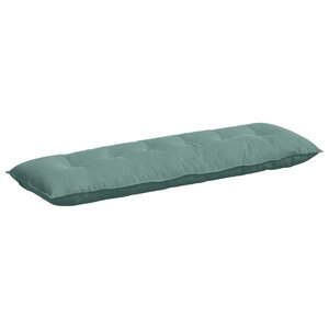 vidaXL Coussin de Dos Vert Mer 160 x 50 cm Tissu en velours côtelé
