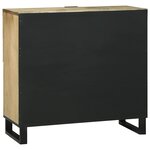 vidaXL Buffet Marron 80 x 33 x 75 cm bois de manguier massif