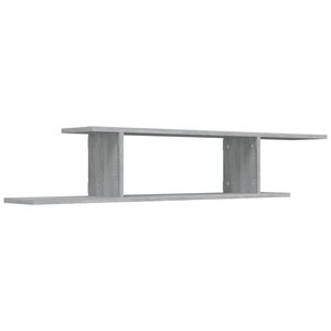 vidaXL Étagère TV murale Sonoma gris 125x18x23 cm Bois d'ingénierie