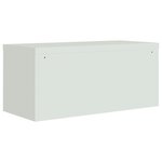 vidaXL Classeur gris clair 90x40x110 cm acier