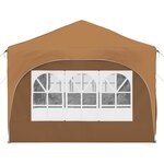 vidaXL Tente de fête pop-up 575 x 288 x 245 cm Beige Tissu Oxford