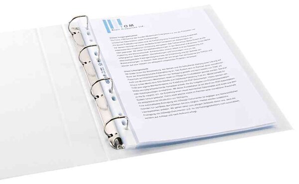 Boite 100 Pochettes perforées format A4 PP 0 09mm Lisse OXFORD