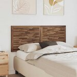 vidaXL Tête de lit Naturel Bois de teck massif