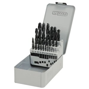 Ks tools jeu de forets hss-r 25 pièces 1–13 mm