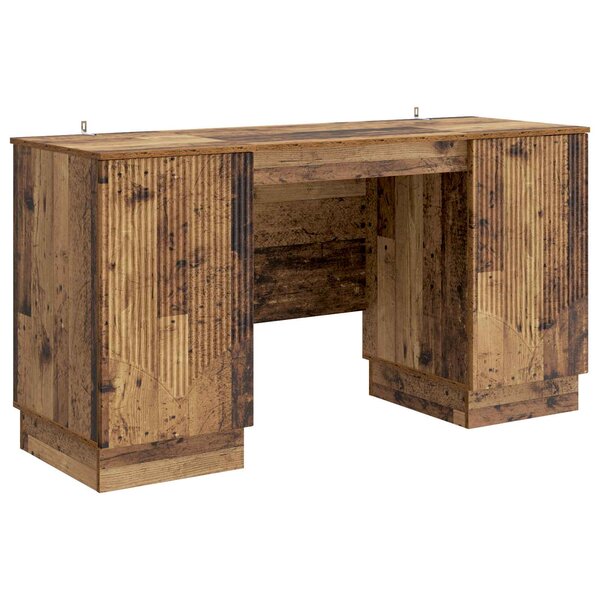 vidaXL Bureau Bois ancien 142 5 x 50 x 75 cm Bois d'ingénierie