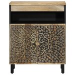 vidaXL Armoire latérale 60x33x75 cm bois massif de manguier