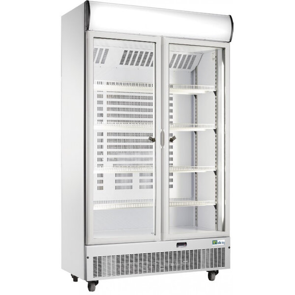 Armoire réfrigérée positive 2 portes battantes vitrées - 710 litres - afi collin lucy - r290 - acier inoxydable21180vitrée x642x209
