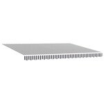 vidaXL Auvent rétractable automatique anthracite et blanc 450x300 cm