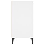 vidaXL Buffet blanc 104x35x70 cm bois d'ingénierie
