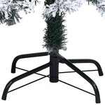 vidaXL Sapin de Noël artificiel avec neige floquée Vert 400 cm PVC