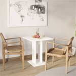 FMD Table à manger 70 cm Blanc