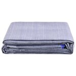 vidaXL Tapis de tente 500x300 cm Bleu