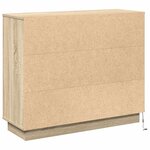 vidaXL Buffet Chêne Sonoma 90 x 32 x 75 cm Bois d'ingénierie