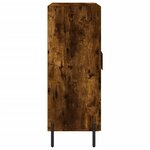 vidaXL Buffet chêne fumé 69 5x34x90 cm bois d'ingénierie