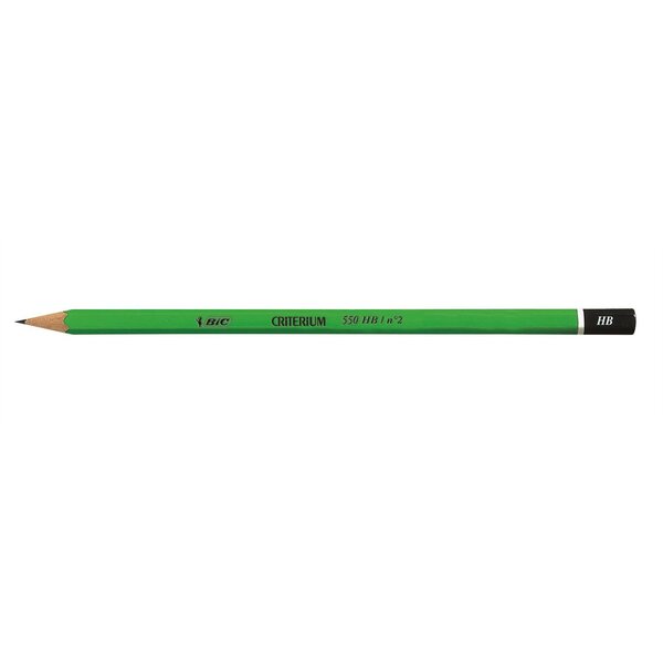 Crayon papier graphite Hexagonal CRITERIUM 550 Mine HB x 12 BIC