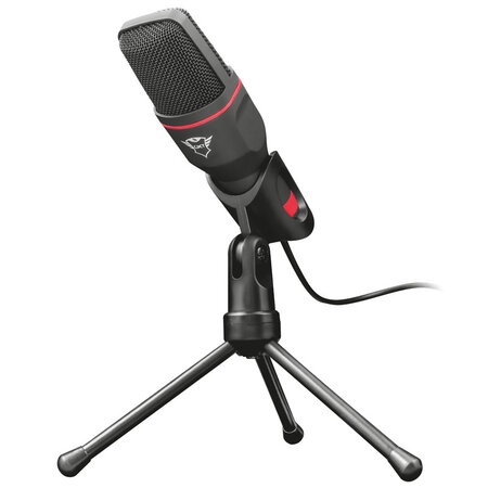 Trust gxt 212 mico usb microphone avec trépied - noir