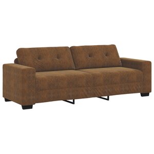 Canapé 3 places vidaXL Marron 180 cm en simili cuir