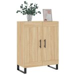 vidaXL Buffet chêne sonoma 69 5x34x90 cm bois d'ingénierie