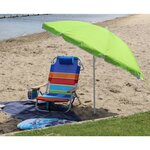Eurotrail Parasol de plage UPF 50+ Vert