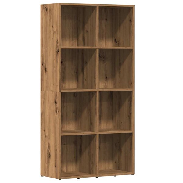 vidaXL Bibliothèque chêne artisanal 66x30x130 cm bois d'ingénierie