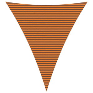 vidaXL Voile d'ombre Orange et marron 5 x 6 x 6 m