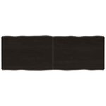 vidaXL Dessus de table bois massif traité bordure assortie