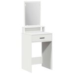 vidaXL Table de Toilette Blanc 50 x 41 x 140 cm Bois d'ingénierie